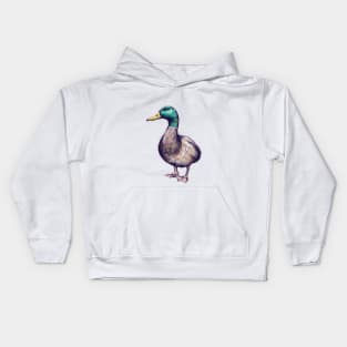 Mallard Duck Kids Hoodie